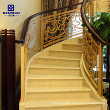 Luxury Aluminum Stair Railing Aluminum Handrail for Hotel Decoration